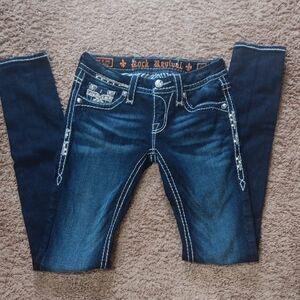 Rock Revival Women's Dark Blue Skinny Jeans